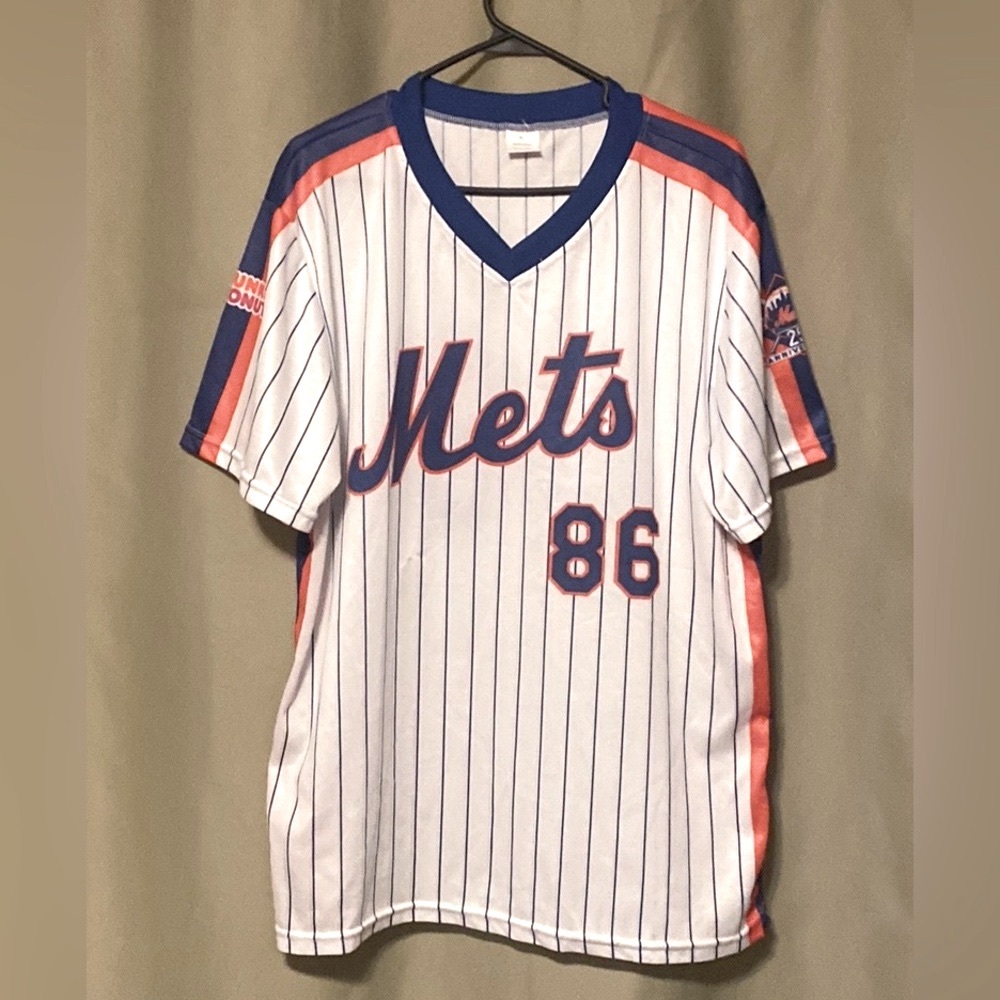 New York Mets SGA 1986 World Series championship Jersey 1962-1986 25 Yrs  XL